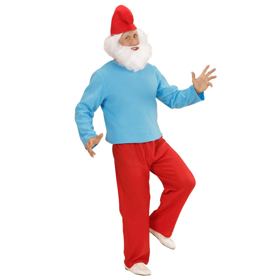Schlumpf Kinderkostüm - Komplett-Set Mit Hut, T-Shirt & Hose Für Karneval