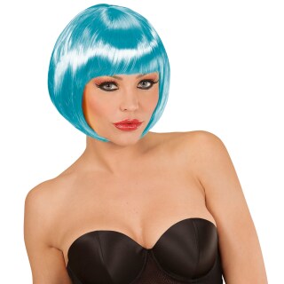 Damen-Perücke Silber – Kurzhaar Bob Pagenschnitt – Für Fasching, Karneval & Mottoparty – Einheitsgröße
