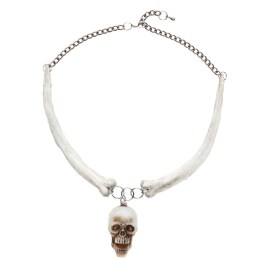 Totenkopf Kette Knochen Halskette