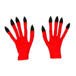 Teufel Handschuhe Satan Hände rot