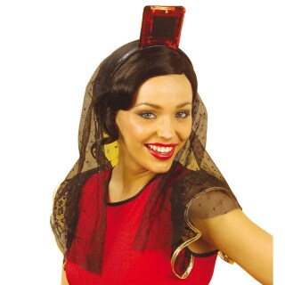 Spanischer Kopfschmuck Flamenco Kopfbedeckung