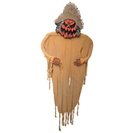 Kürbis Vogelscheuche Halloween Geist Deko 190 cm