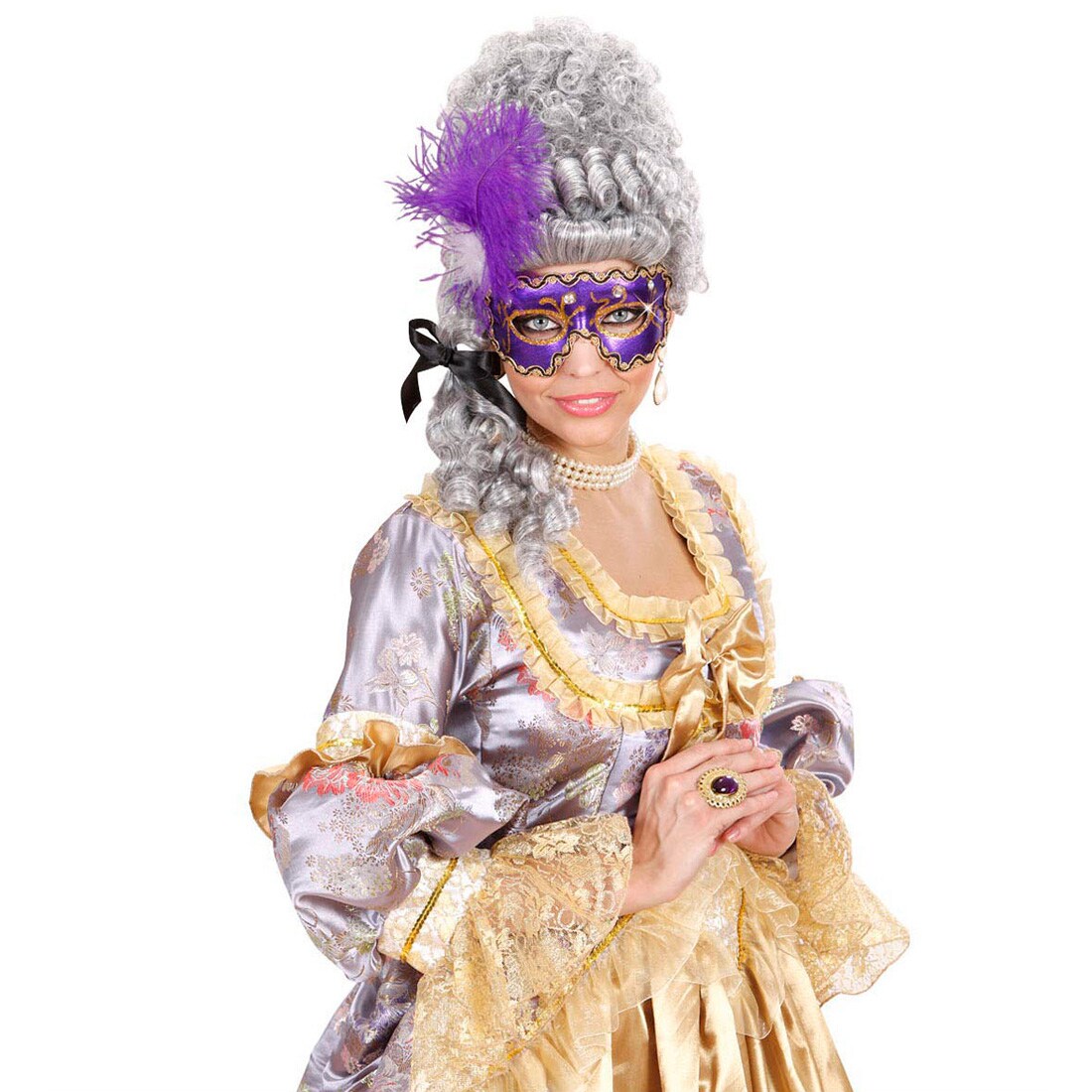 Maskerade Maske Mit Federn – Karneval, Halloween, Cosplay Party Maske Aus Kunststoff & Federn