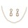 Perlenschmuck Set Perlen Halskette und Ohrringe