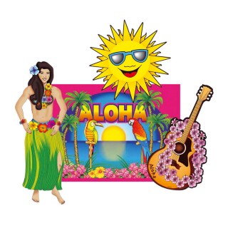 Hawaii Deko Aloha Dekoration 50 cm