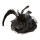 Fascinator Mini Hut schwarze Witwe