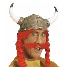 Obelix Bart rot zum Ankleben Klebebart