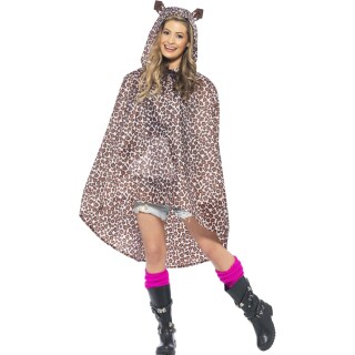 Leoparden Kostüm Damen Leopardenkostüm Poncho