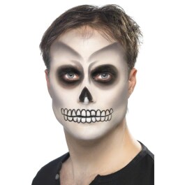 Halloween Schminke Skelett Make Up