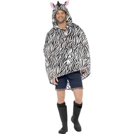 Zebra Party Poncho Tier Partyponcho