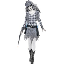 Zombie Cowgirl Kostüm Cowgirlkostüm S 36/38