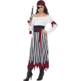 Piratin Kostüm Piratenbraut Kleid S 36/38