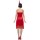 20er Jahre Charleston Kostüm rot Fransenkleid
