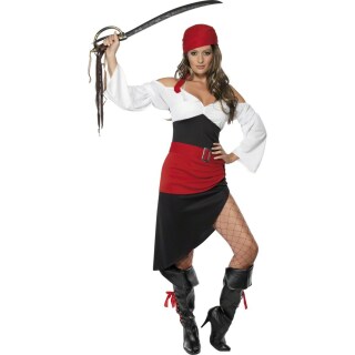 Piratin Kostüm Piratenbraut M 40/42