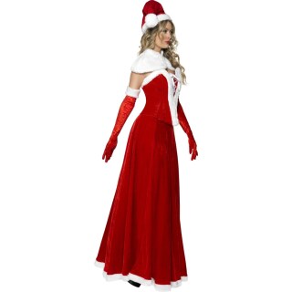 Weihnachtsfrau Kostüm Miss Santa Weihnachtskostüm Kleid Nikolausfrau Damenkostüm 