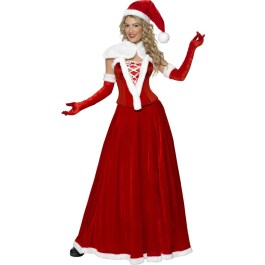 Miss Santa Kostüm Weihnachtsfrau Kleid