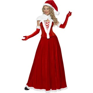 Miss Santa Kostüm Weihnachtsfrau Kleid S 36/38