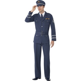 Pilotenkostüm Flieger Kostüm Pilot M 48/50