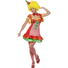 Bobo Clownkostüm Damen Harlekin Kostüm M 40/42