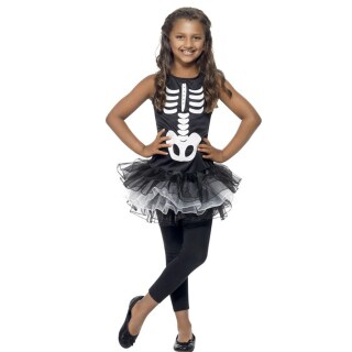 Skelett Kostüm Kinder Skelettkostüm L - 145-158 cm 10-12 Jahre