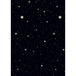 1,22 x 12,2 m Sterne Wanddeko Sternenhimmel Wandfolie