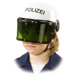 Polizeihelm für Kinder Kinderhut Faschingshut