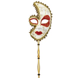 Barock Stabmaske Venezianische Maske