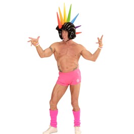 Punker Boxhelm Irokesen Helm aufblasbar 90 cm