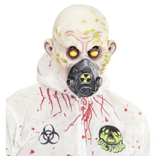 Zombie Maske Horror Gasmaske Latex