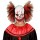Zombie Totenkopfmaske Clown Maske mit Haaren