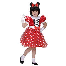 Minnie Mouse Kostüm Maus Kinderkostüm 104 cm 2-3 Jahre
