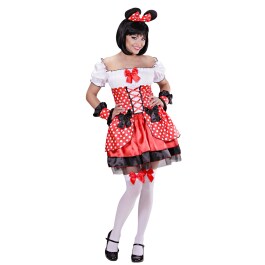 Minnie Mouse Kostüm Mauskostüm Damen L 42/44