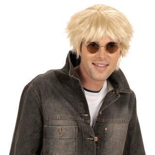 Herren Per&uuml;cke blond Beat Karnevalsper&uuml;cke