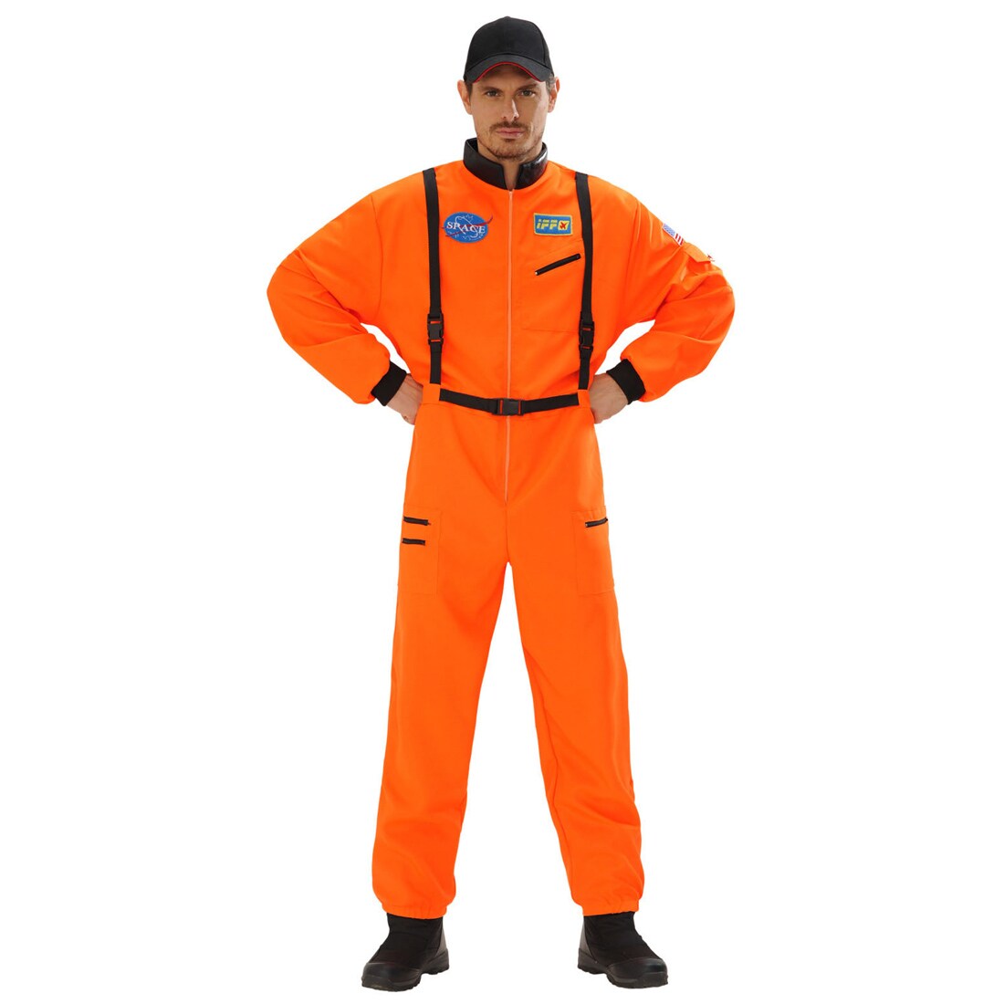Astronauten Kostüm orange Astronautenanzug Astronautenkostüm Weltraumanzug Space 