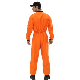 Astronautenanzug Astronauten Kostüm orange S 48