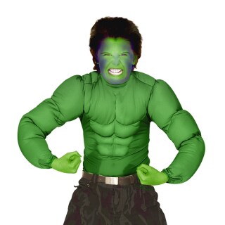 Superhelden Kinderkostüm Hulk Kostüm Comic Superheldenkostüm grün Muskelkostüm 