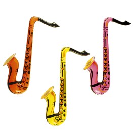 Aufblasbares Saxophon Deko Saxofon