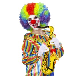 Deko Saxofon Aufblasbares Saxophon gold