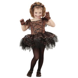 Tutu Katzenkostüm Kinder Ballerina Kostüm Leopard 116 cm 4-5 jahre