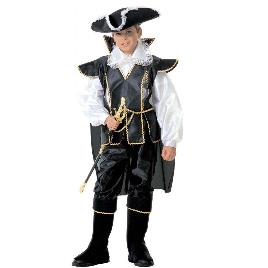 Sharky Piraten Männer Kostüm, Seeräuber Kostüm