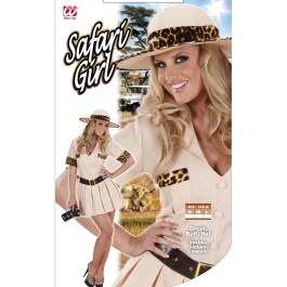 Sexy Safari Kostüm Dschungel Damenkostüm S 34/36