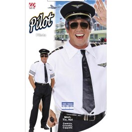 Pilotenkostüm Kapitän Kostüm Set 48 S