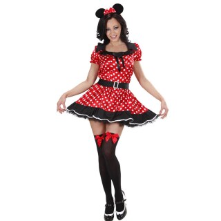 Minnie Mouse Kostüm Damen Mauskostüm M 38/40