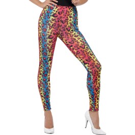 Leoparden Leggins Neon Leggings