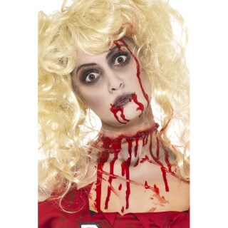 Halloween Schminke Zombie Makeup Set mit Blutkapsel