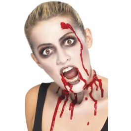 Halloween Schminke Zombie Makeup Set mit Blutkapsel