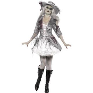 Piratin Zombiekostüm Zombie Piratenkostüm S 36/38