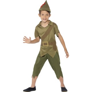 Peter Pan Kinderkostüm Robin Hood Kostüm S 4-6 Jahre 110-128 cm