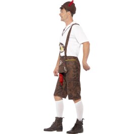 Lederhosen mit Bratwurst Lustiges Oktoberfest Kostüm L 52/54