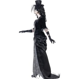Schwarze Witwe Damenkostüm Geist Kostüm M 40/42